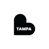 Tampa Florida Love White Black Vinyl Decal