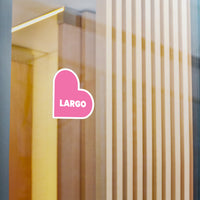 Largo Florida Heart Vinyl Sticker