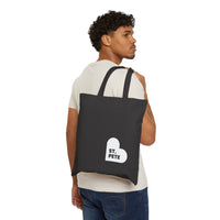 St Petersburg FL Heart Canvas Bag