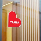 Tampa Florida Love Vinyl Decal
