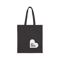 St. Pete Florida Heart Canvas Bag
