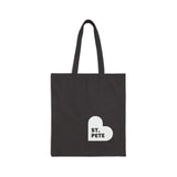 St. Pete Florida Heart Canvas Bag