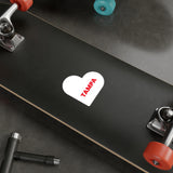 Tampa FL Heart Skate Sticker