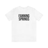 Fanning Springs Florida Headline T-Shirt