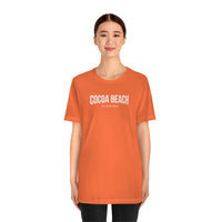 Cocoa Beach FL Orange Tee