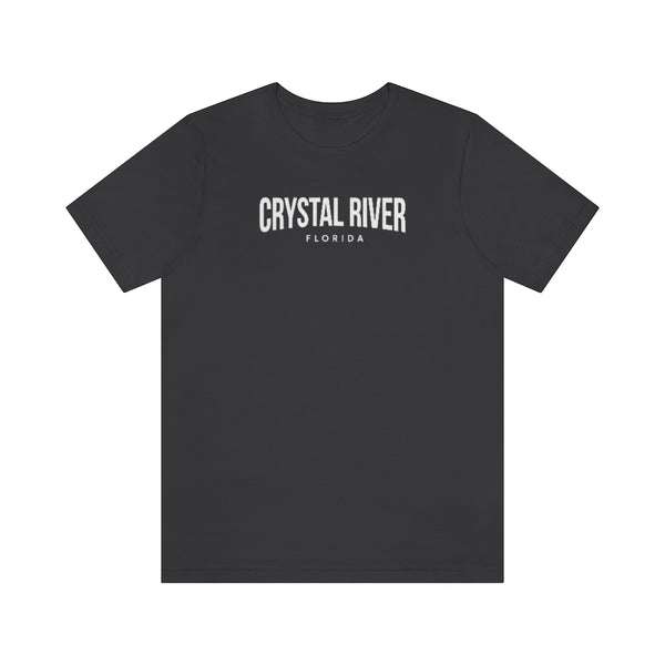 Crystal River Florida Headline T-Shirt